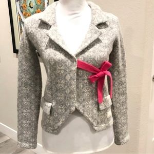 Odd Molly Cardigan with pink bows X- Small